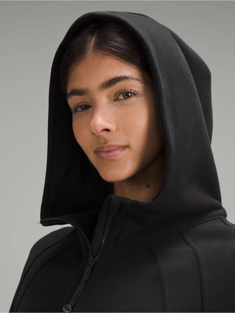 Lululemon Scuba Oversized Half-Zip Cropped Hoodie